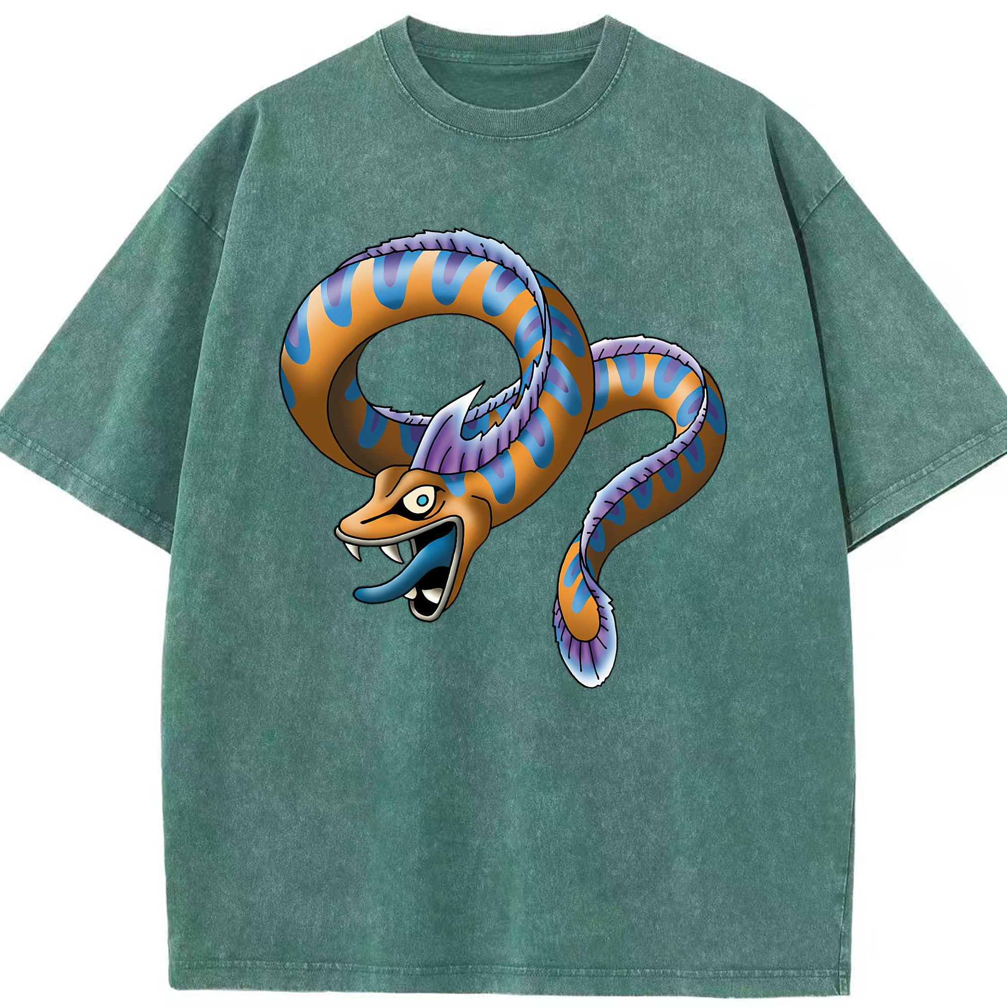 （画像用） ドラゴンクエスト Doragon Kuesuto Dragon Quest 綿100% ヴィンテージ風 半袖Tシャツ（フロントプリント）